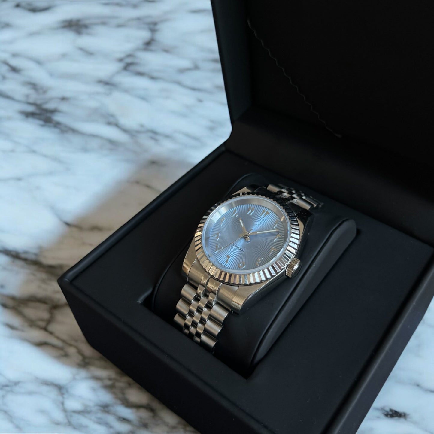 SEIKARABIC DIAL | BLEU GLACIER