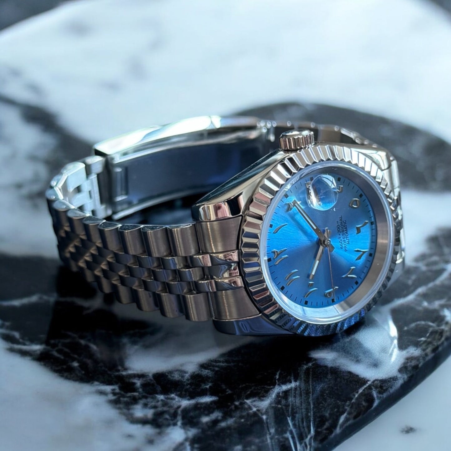 SEIKARABIC DIAL - BLUE CRYSTAL