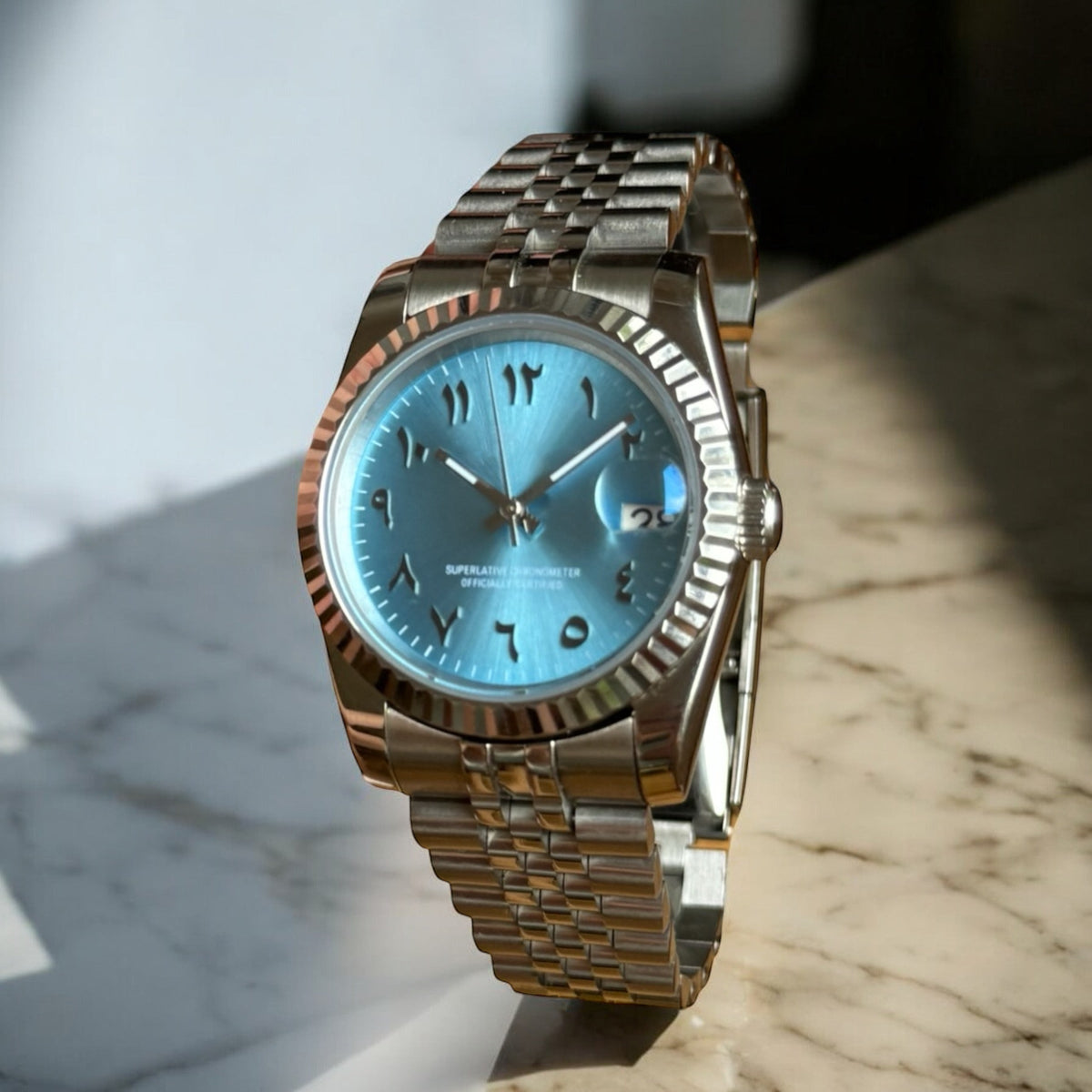 SEIKARABIC DIAL - BLUE CRYSTAL