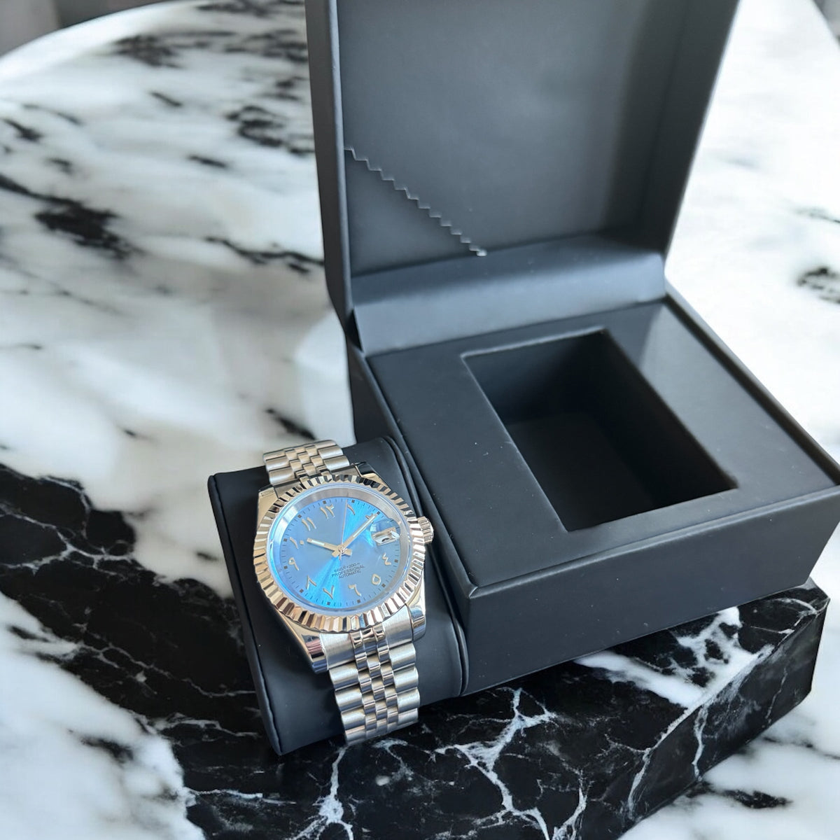SEIKARABIC DIAL - BLUE CRYSTAL